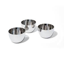 30_Alessi Set 3 ciotole Inox